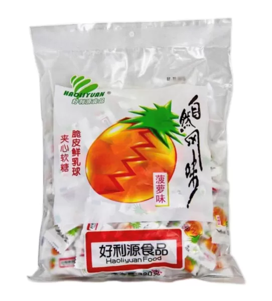 Asia Foods / Молочно-фруктовые конфеты со вкусом ананаса